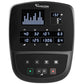 Black Vision S60 elliptical console display with LED screen showing workout metrics, digital readout, and control buttons on 