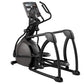 Vision S700E Ascent Trainer elliptical with black frame, gray flywheel, and digital display console on white background