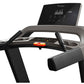 Vision T600 light commercial treadmill with black frame, gray accents, digital display console, and red emergency stop button