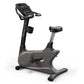 Vision U60 upright exercise bike with gray frame, black seat, digital console, and dual wheels on white background