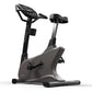 Vision U60 upright exercise bike with gray frame, digital display console, and black seat on white background