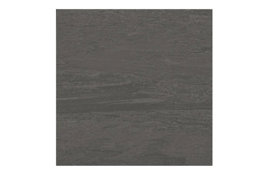 Warrior Marble Interlocking Gym Tile Flooring in charcoal gray with subtle wood grain texture, shown on white background