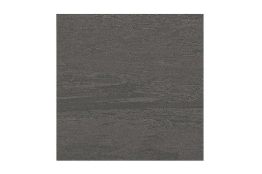 Warrior Marble Interlocking Gym Tile in charcoal gray with textured surface on white background