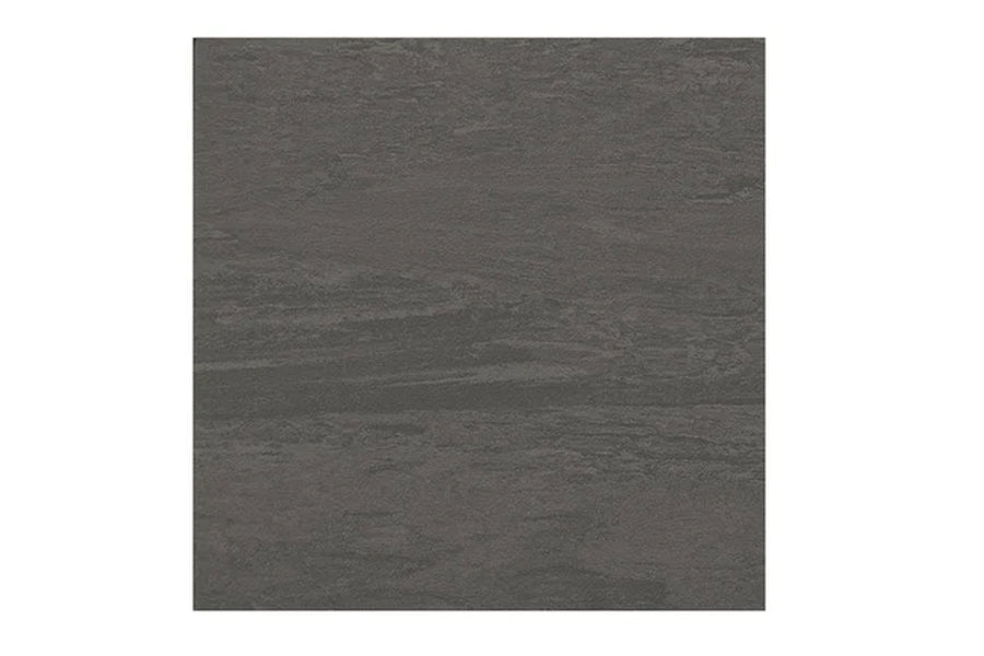 Warrior Marble Interlocking Gym Tile Flooring in smoke grey with textured slate-like surface, shown on white background