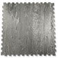 Warrior Marble Interlocking Gym Tile in stone grey with textured surface and interlocking edges, flat lay view