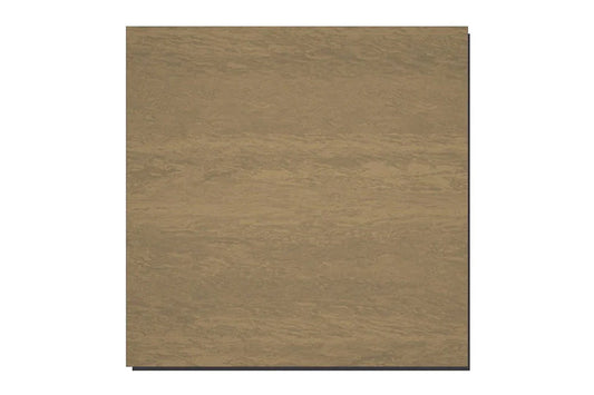 Warrior Marble Interlocking Gym Tile Flooring in taupe with textured wood-look surface, flat lay view