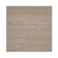 Taupe marble interlocking gym tile with natural stone veining pattern, shown flat lay on white background
