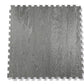 Taupe marble-textured interlocking gym tile with gray puzzle-piece edges, shown flat lay on white background