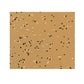 Tan rubber gym flooring tile with black and white speckled pattern, flat lay on white background