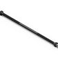 Warrior Olympic Fat Bar with black rubber grip and chrome steel sleeves on white background