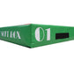 Green stackable plyo box with white "01" text and black handle cutout on white background
