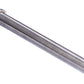 Warrior Standard 1" EZ-Curl Bar with straight clamp end, chrome plated steel rod on white background