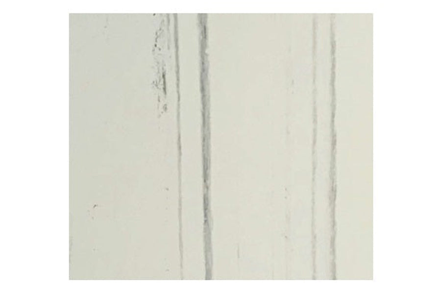 Warrior Stone gym flooring tile in rain color with textured white surface and subtle gray veining pattern