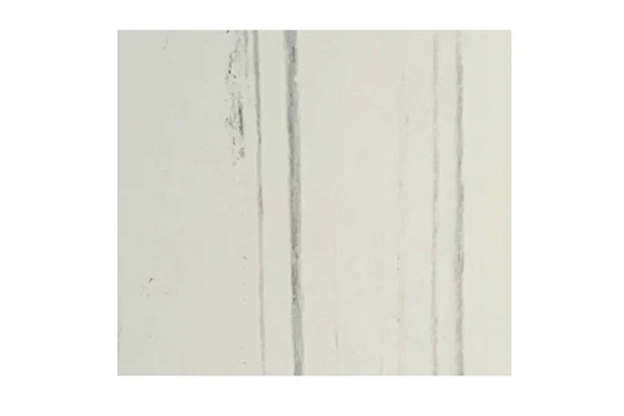 Cream and gray textured interlocking gym flooring tile with distressed surface detail, shown on white background