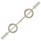 Warrior Supra EYE Olympic Curl Bar with silver metal construction and circular eye rings, on white background