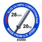 York Elite Olympic Competition Bar, 28mm diameter, 20kg, made from U.S. steel, model 32000