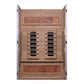 Almost Heaven Himalaya 2-3 person infrared sauna with light wood interior, dual control panels with black vents, and himalaya