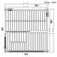 Technical schematic diagram showing left view of 4-person sauna with vertical slat design and dimension labels W1 through W4