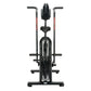 Black upright assault bike with dual handles, digital display, and fan wheel, shown against white background