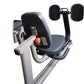 BodyCraft Elite home gym leg press machine with silver frame, black padded seat and backrest, adjustable leg extension arms w