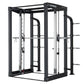 BodyCraft Jones black and white light commercial lat pulldown machine with cable system and adjustable seat on white backgrou