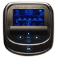 Bodycraft SCT400g seated elliptical crosstrainer console with blue digital display showing time, speed, distance, calories, a