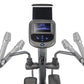 BodyCraft SCT400g seated elliptical crosstrainer with digital display console and dual moving arms, front view on white backg