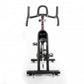 Black BodyCraft SPT-Mag indoor training cycle with curved handlebars and magnetic resistance, front view on white background