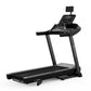 Bowflex T6 black treadmill with digital console and tablet holder mounted on frame, on white background