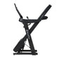 Black BowFlex Treadmill with digital display console, adjustable incline arms, and cushioned running deck on white background