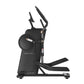California Fitness E8as black elliptical trainer with adjustable handles and foot pedals on white background