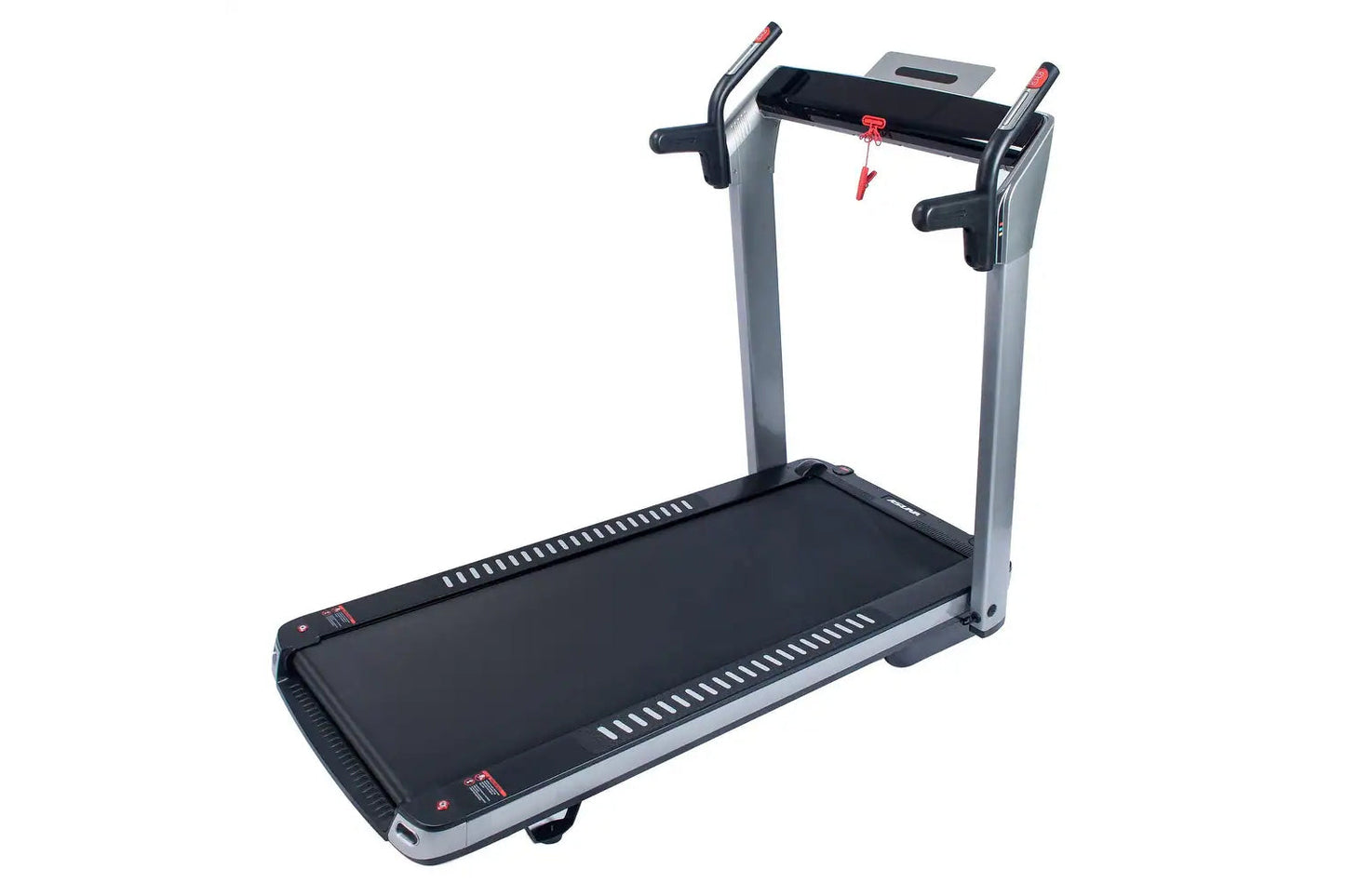 Closeup front view California Fitness Malibu 7 Folding Treadmill