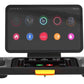 California Fitness Malibu 9T treadmill with black base, dual footpads, digital control panel, and touchscreen console display