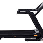 Black and gray folding treadmill with touchscreen display, orange accents, and M6 branding on white background