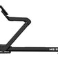 Black MB.5 heavy-duty treadmill with angled running deck and digital display on white background