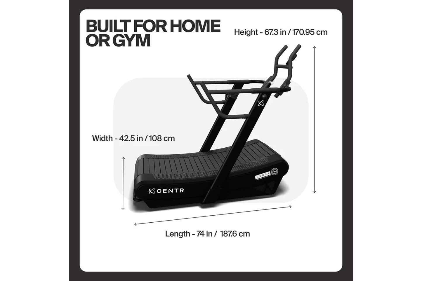 Official HYROX Perform Treadmill