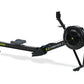 Concept2 RowErg black indoor rowing machine with large fan wheel and foot pedals on white background