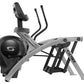 Cybex 525AT arc trainer with black seat and console, silver frame, and dual handles on white background