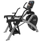 Cybex R Series Arc Trainer with black pedals and handles, gray frame, digital display screen, on white background