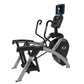 Cybex R Series Total Body Arc Trainer with black and gray frame, dual handles, footrest, and digital display console mounted 