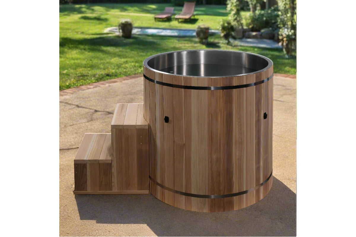 dynamic cold therapy cold plunges barrel stainless steel hero main