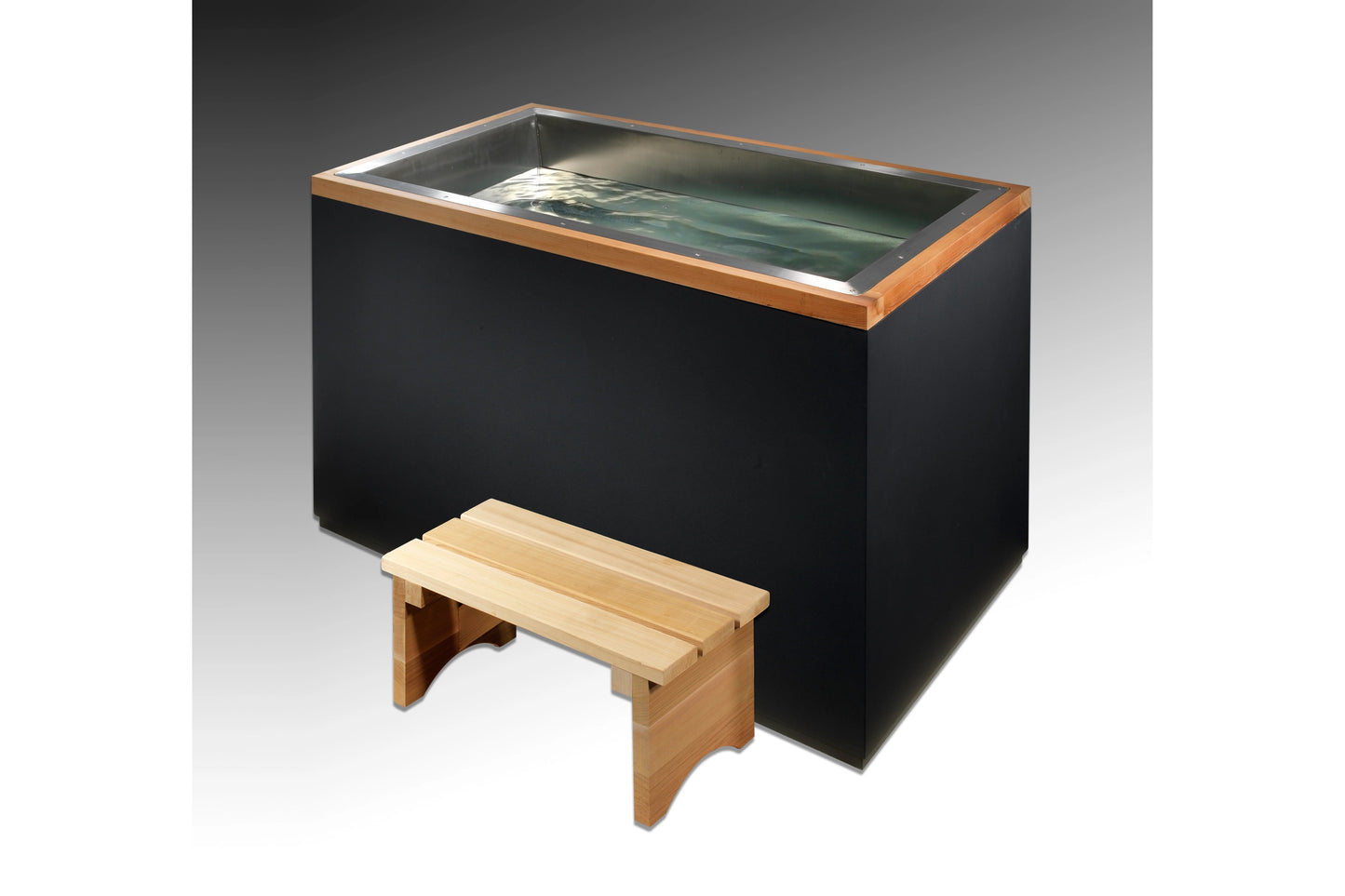 dynamic cold therapy cuboid stainless steel cold plunge