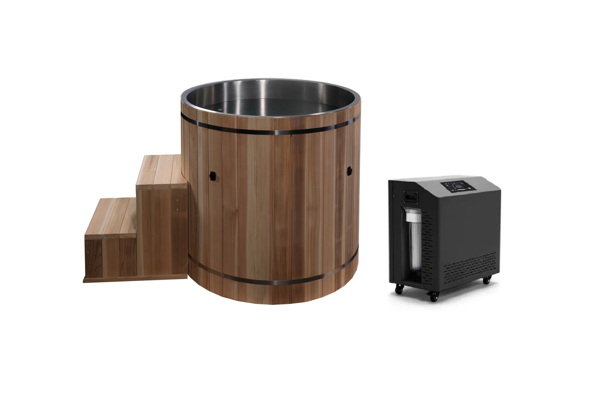 dynamic cold therapy pacific cedar barrel marine grade 316 stainless steel interior 5