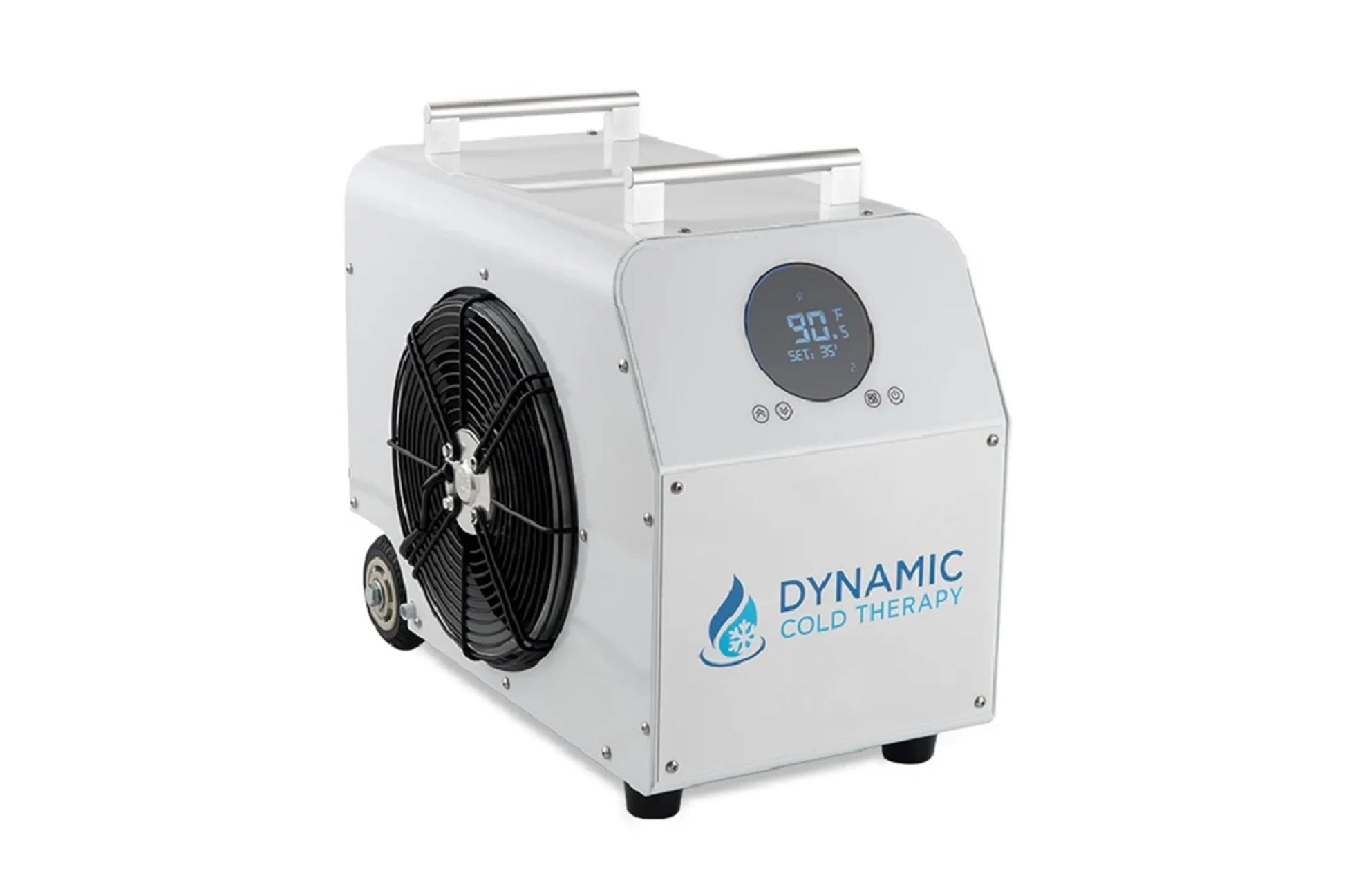 Cold therapy machine with 'Dynamic' branding