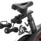 Black Echelon Connect stationary bike with padded seat, digital display console, dual pedals with toe cages, and handlebar-mo