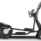 Freemotion e22.9 black elliptical machine with digital display console and dual handles on white background