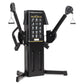 Freemotion Genesis dual cable cross lite machine with black frame, dual adjustable arms with handles, and instruction chart o