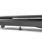 Black t22.9 REFLEX treadmill with curved running surface and control panel, side view on white background