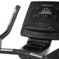 Freemotion u10.9b upright exercise bike with black frame, digital display showing heart rate and workout metrics, dual handle