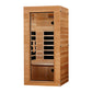 Wooden sauna cabin